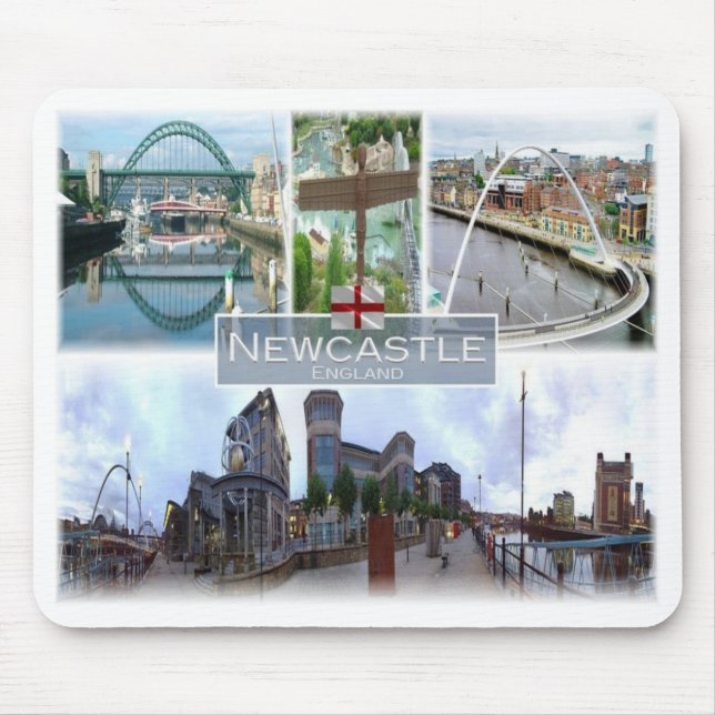 GB United Kingdom - England - Newcastle - Mouse Mat (Front)