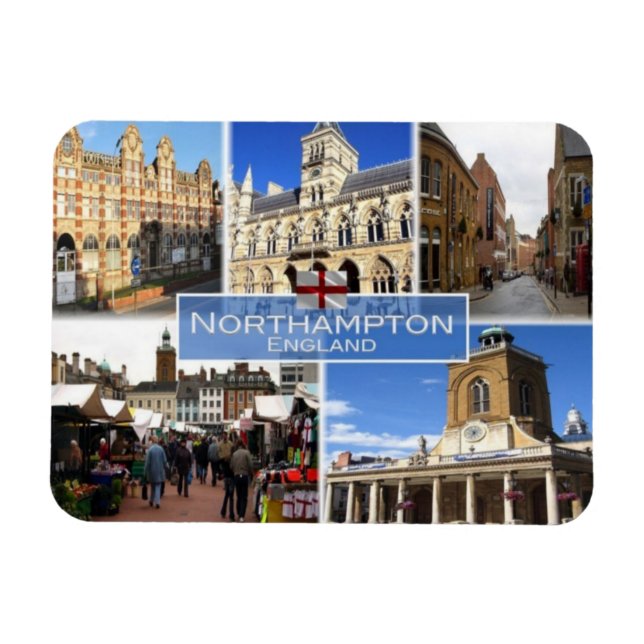 GB United Kingdom - England - Northampton - Magnet (Horizontal)