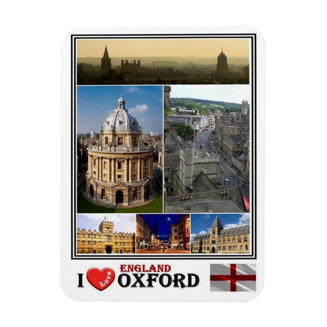 GB United Kingdom - England - Oxford - Magnet (Vertical)