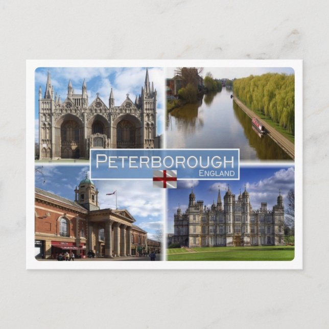 GB United Kingdom - England - Peterborough - Postcard (Front)