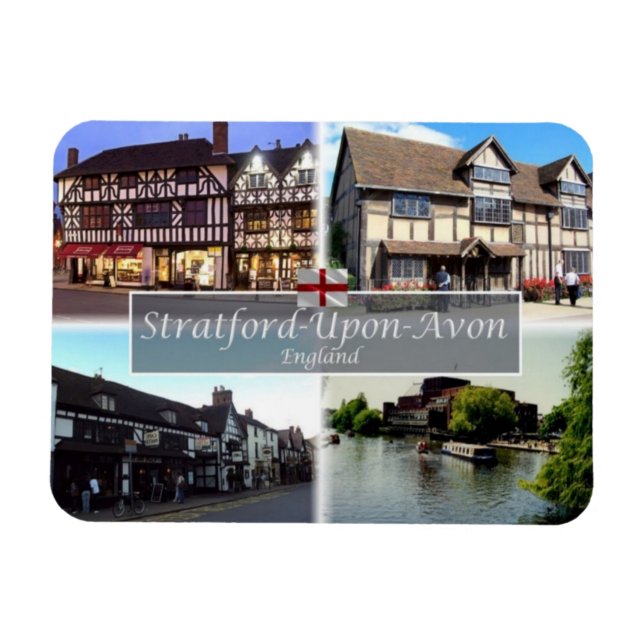 GB United Kingdom - England - Stratford-Upon-Avon Magnet (Horizontal)