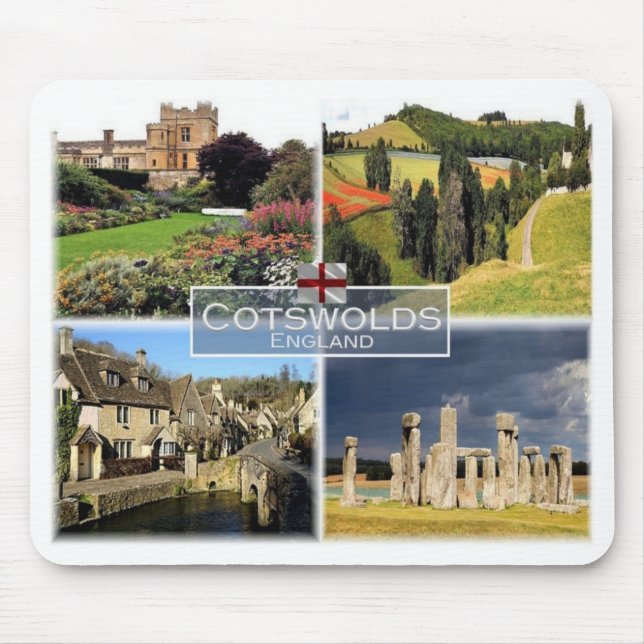 GB United Kingdom - England -The Cotswolds - Mouse Mat (Front)