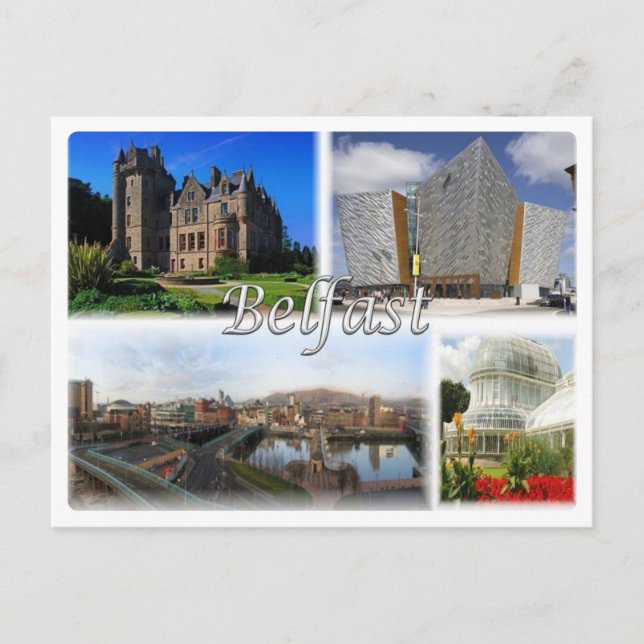 GB United Kingdom - Northern Ireland - Belfast - Postcard (Front)