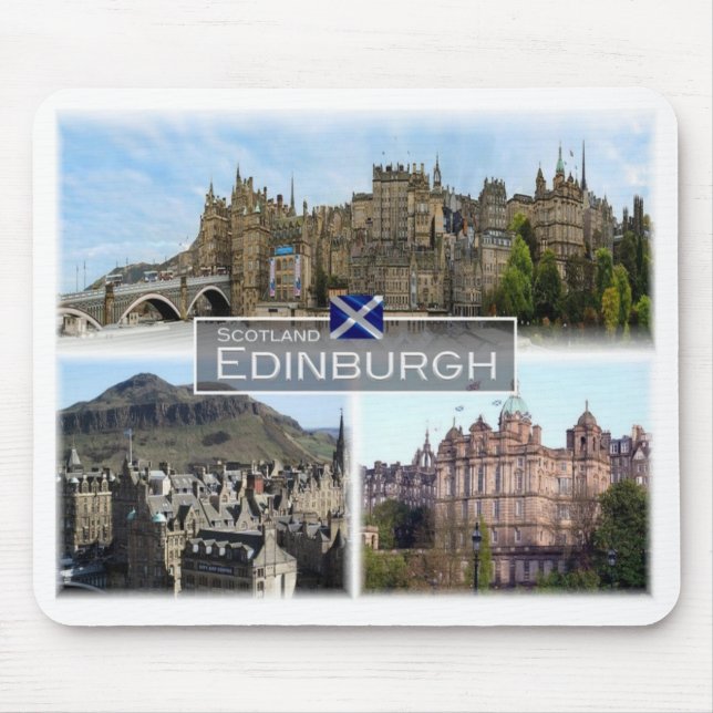 GB United Kingdom - Scotland - Edinburgh Mouse Mat (Front)