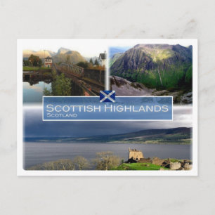 GB United Kingdom - Scotland - Scottish Highlands Postcard