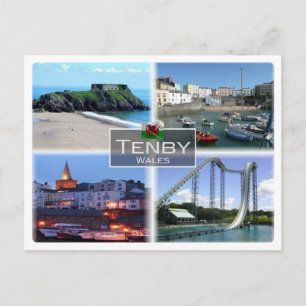 GB United Kingdom - Wales - Tenby - Postcard