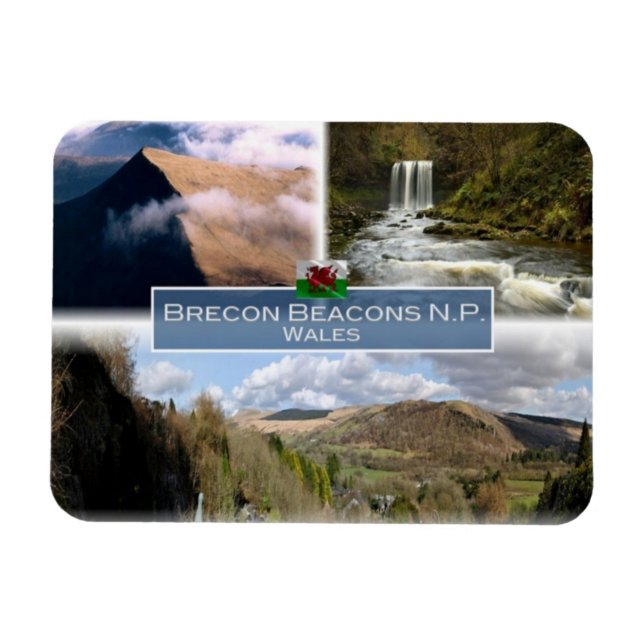 GB United Kingdom - Wales - The Brecon Beacons  - Magnet (Horizontal)