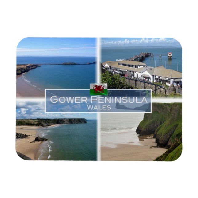 GB United Kingdom - Wales - The Gower Peninsula - Magnet (Horizontal)