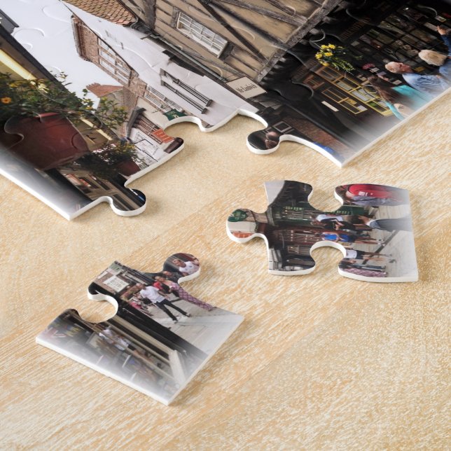 GB York ^ Walls and Minster - River Ouse - Shamble Jigsaw Puzzle (Side)