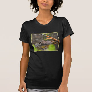 GBFC Cocoa photo women's black t-shirt