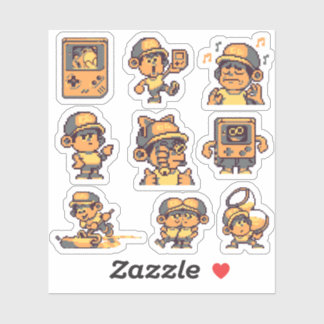 GBJames Vinyl Sticker Sheet (GBJam 13)