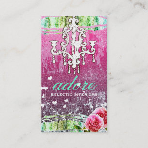 GC   Adore   Vintage   Exquiste Gold Metallic Business Card