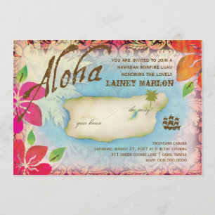 Gc   Aloha Luau Island Invitation