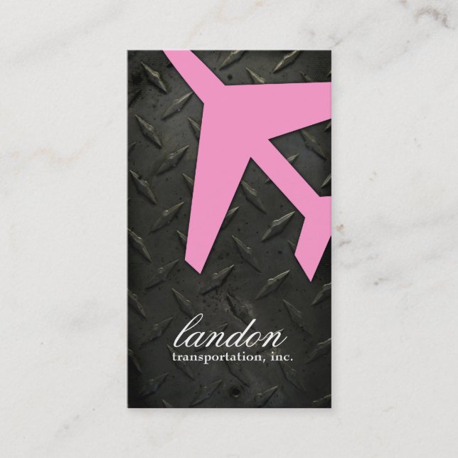 GC | AVIATION TAKE OFF Metal Business Card (Front)