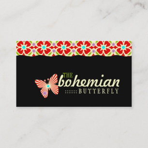 GC Bohemian Butterfly Business Card