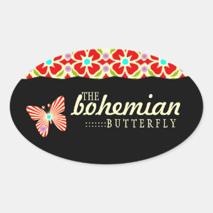 GC   Bohemian Butterfly Stickers