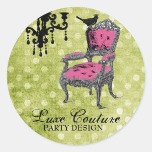 GC Fabulously French Lime Dots Sticker