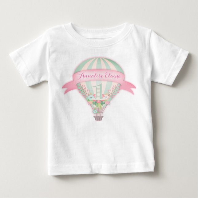 GC Hot Air Balloon First Birthday Tee (Front)