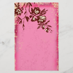 GC Lemon Cream Rose Stationery