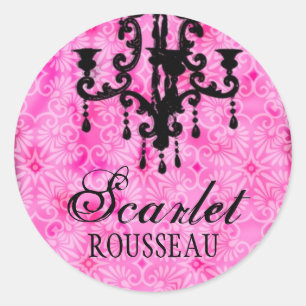 GC   Lustre Passione Pink Classic Round Sticker