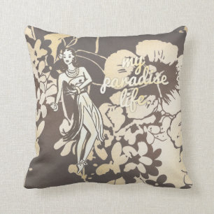 GC My Paradise Life Hawaiian Hula Pinup Cushion
