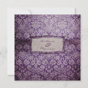 GC Purple Rapture Vintage Invitation