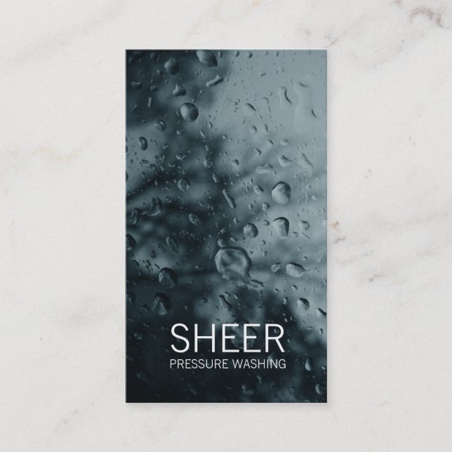 GC | Sheer Water Grey Business Card (Front)
