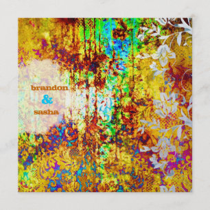 GC   Sunken Treasure   Vibrant   Flower Invitation