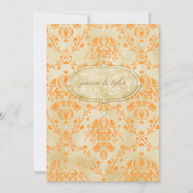 GC | Sweet Cookie Invitation | Orange Cream (Front)