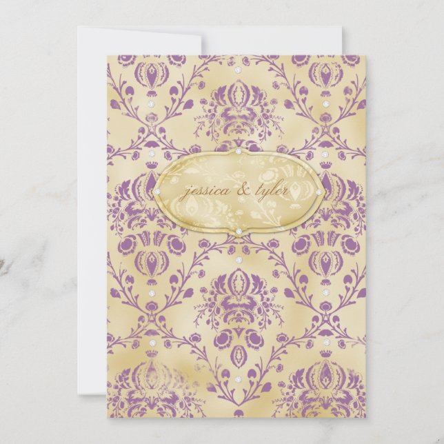 GC | Sweet Cookie Invitation | Plum (Front)