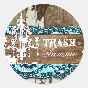 GC   Trash to Treasure Aqua Blue sticker