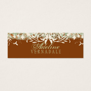 GC   Vintage Burnt Orange Hang Tag