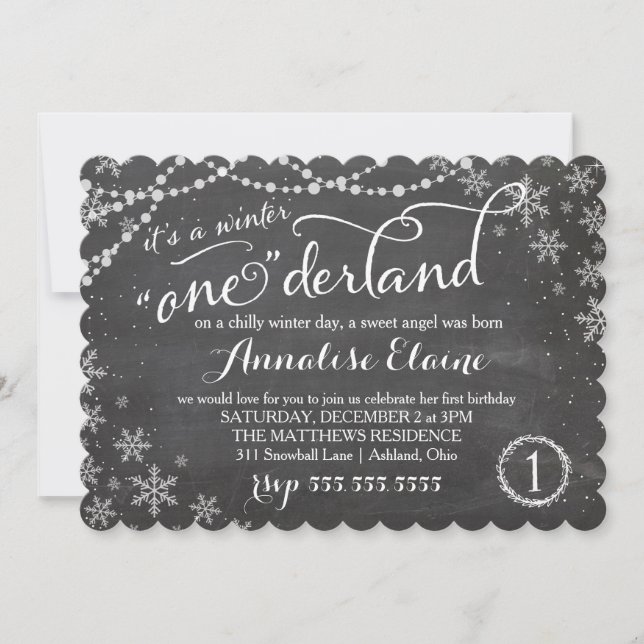 GC Winter ONEderland Birthday Invitation (Front)