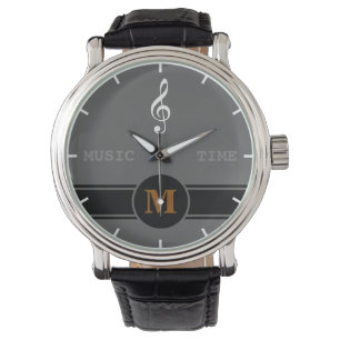 gclef music time personalised watch