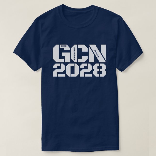 GCN Gavin Newsom 2028 T-Shirt (Design Front)