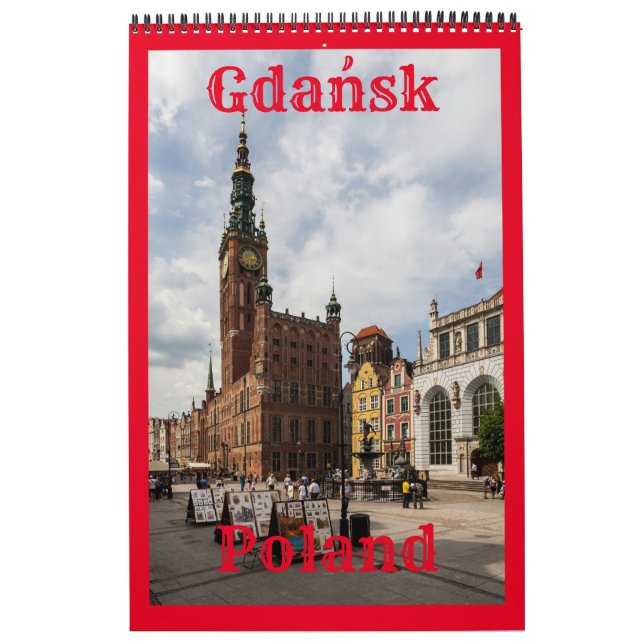 Gdańsk - Danzig - Poland - Europe Calendar (Cover)