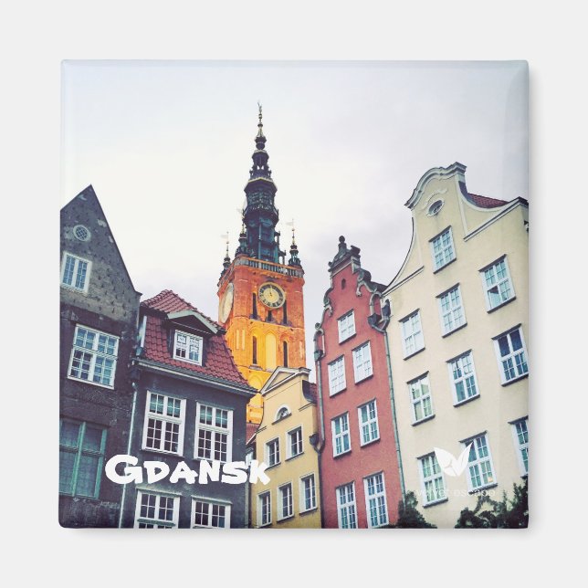 Gdansk, Poland - magnet by Velvet Escape (Front)