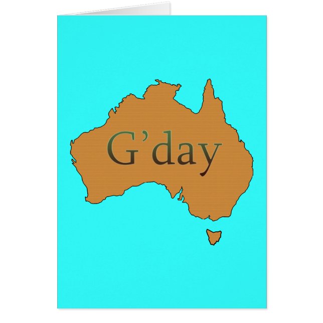 G'day (Front)