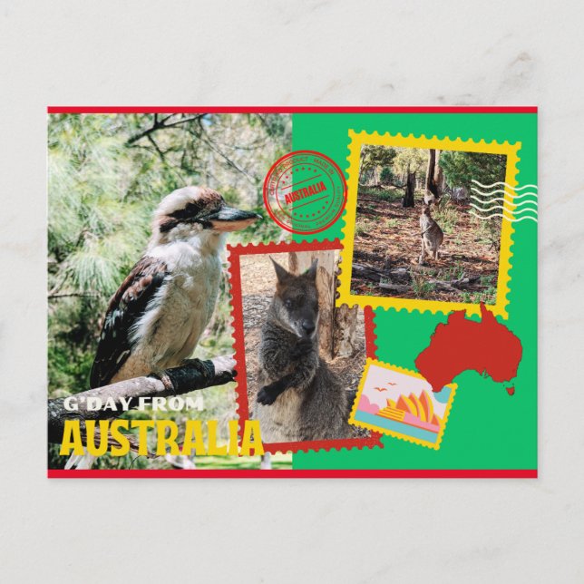 G'Day from Australia Postcard (Front)