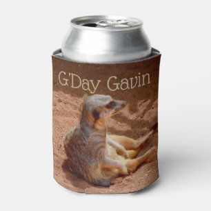 G'Day Gavin Meerkat Stubby Cooler, Can Cooler