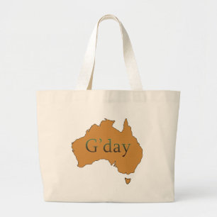 G'day Large Tote Bag