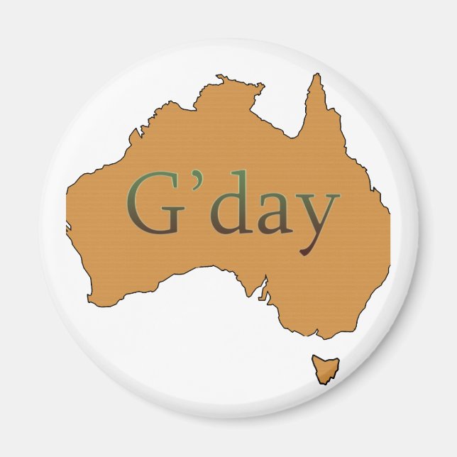 G'day Magnet (Front)