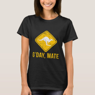 Gday Mate Holiday Down Under Australian Funny Kang T-Shirt