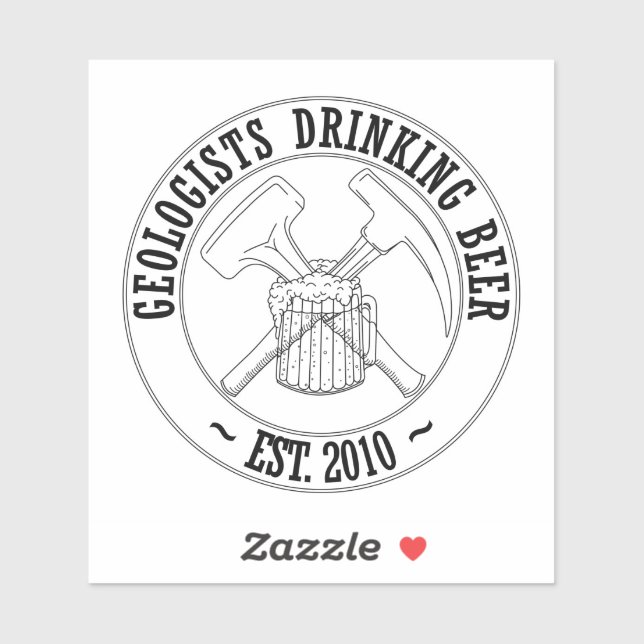 GDB Standard B&W Logo Vinyl Sticker (Sheet)