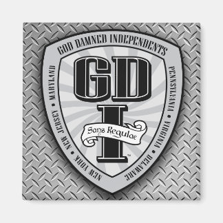 GDI Square Magnet 1