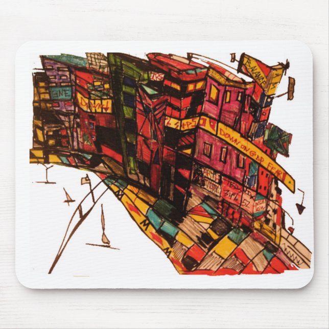 gdp fear ink mouse mat (Front)