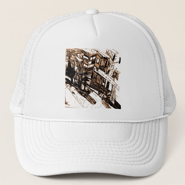 gdp fear trucker hat (Front)