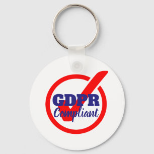 GDPR Compliant General Data Protection Regulation Key Ring