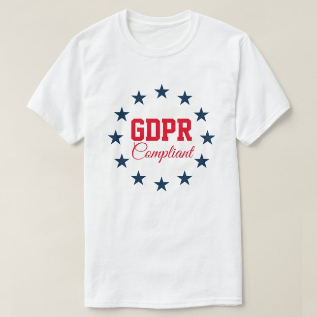 GDPR Compliant T-Shirt (Design Front)