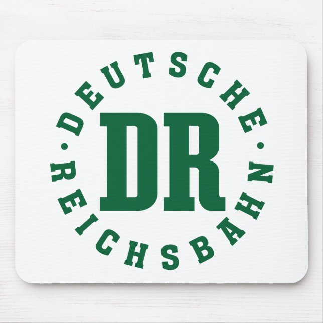 GDR. / DDR. Railway - German Reichsbahn Sign Mouse Mat (Front)